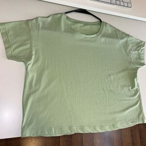 lululemon athletica Light Green Short Sleeve Tee